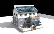 别墅(模型贴图全)图片