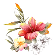 古典花卉底纹0029