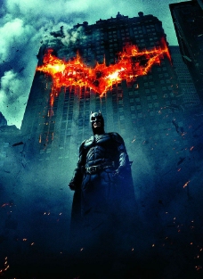 《蝙蝠侠：黑暗骑士》无字版高清海报图片