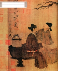 中华人物古代人物宫廷人物人物壁画中国文化人物画像中国风中华艺术绘画