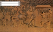 古代艺术古代人物宫廷人物人物壁画中国文化人物画像中国风中华艺术绘画