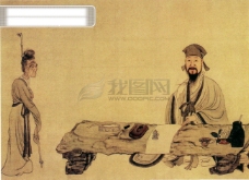 中华人物明朝古代人物民间人物人物壁画中国文化人物画像中国风中华艺术绘画