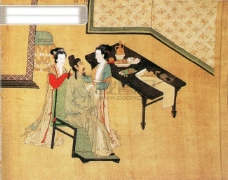 中华文化明朝古代人物民间人物人物壁画中国文化人物画像中国风中华艺术绘画
