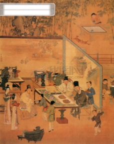 古代艺术明朝古代人物民间人物人物壁画中国文化人物画像中国风中华艺术绘画