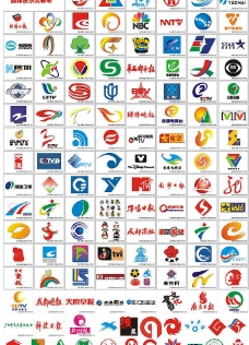 媒体娱乐娱乐媒体电视台出版社类矢量标志打包图片