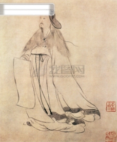 古代艺术骑马古代人物塞外人物人物壁画中国文化人物画像中国风中华艺术绘画