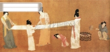 中华人物人物壁画中国文化人物画像中国风中华艺术绘画