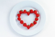 草莓心图片