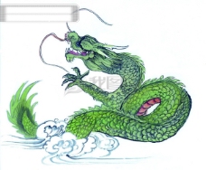 水中动物动物水牛黄牛老虎泥鳅蛇马老鼠中华艺术绘画