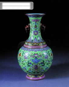 瓷器艺术瓶子花瓶中国风陶瓷艺术品玉如意瓷器古董中华艺术绘