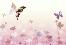 蝴蝶 花纹图片