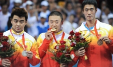 北京奥运会乒乓球男队图片