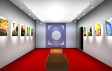 3D展厅 灯光渲染图片