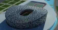 北京奥运会主场馆鸟巢3D模型图片