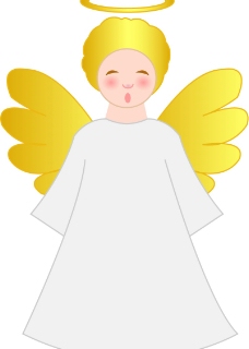 天使宝贝矢量素材