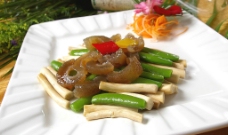 茶树菇蜜豆炒海参图片