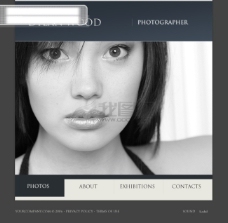 企业类图片浏览类韩国网站模板