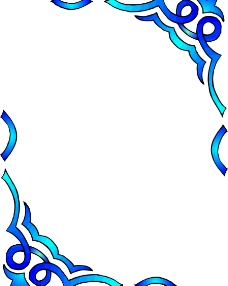 清晰的矢量花边