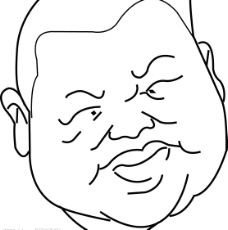 郭冬临矢量漫画像图片