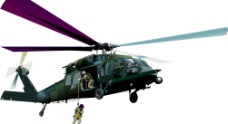 一款精细的军用直升机图片